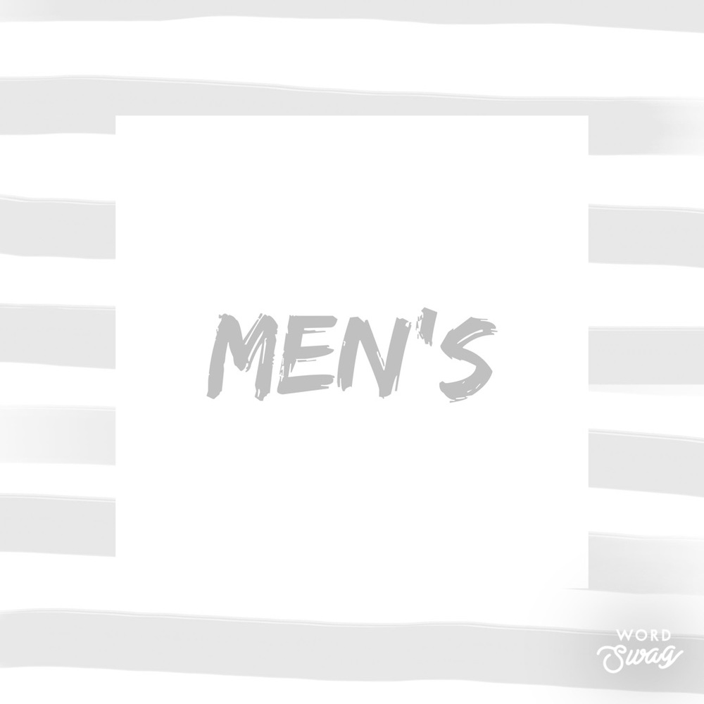 Men’s clothing!